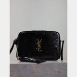 Designer Fake YSL Loulou 520534 Black Handbags Online
