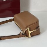 Gucci Half Horsebit Mini GG Suede 860784 Bag