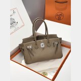 Best hermes Human handmade stiching birkin 29cm Handbag