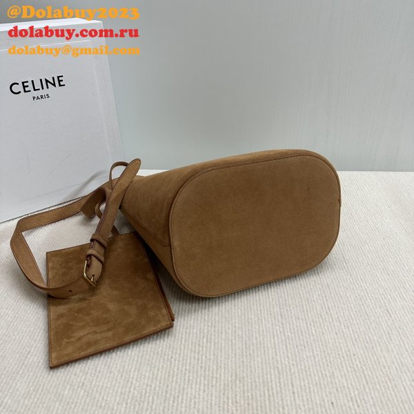 7 Star Celine Triomphe Louise Bucket Bag 116613 Medium