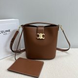 7 Star Celine Triomphe Louise Bucket Bag 116613 Medium