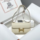 Designer Hermes handmade Stiching Constance Elan Bag 24cm