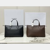 The row Polished Saddle Leather Marcel Bag