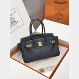 Luxury hermes Human handmade stiching birkin 29cm Handbag