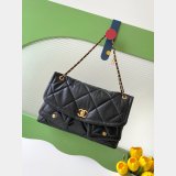 Top Quality Maxi Flapbag Black AS5727 Bag