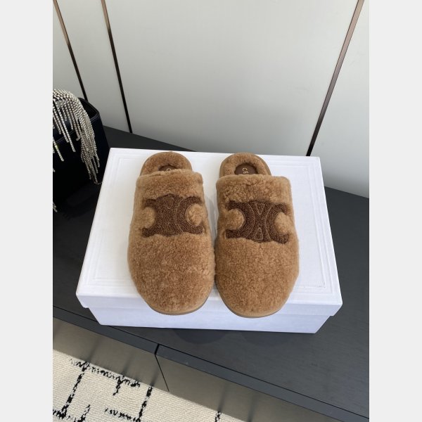 CELINE PITEA CLOG IN SUEDE CALFSKIN