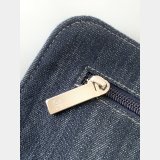 Denim Quilted Luxury AS2137/AS2136 Denim Trip Single Flap Blue