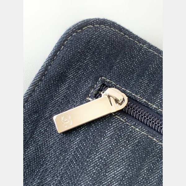 Denim Quilted Luxury AS2137/AS2136 Denim Trip Single Flap Blue