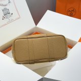 Best Hermes human handmade stiching Garden Party Bag 30cm