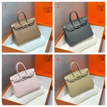 Best Hermes Birkin TOGO Leather Handbags 25CM