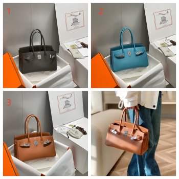 Best Quality hermes Human handmade stiching birkin bag 29cm Swift leather