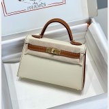 Hermes human handmade stiching mini Kelly bag 2026