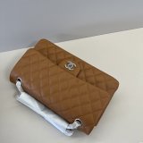 AAA+ Quality FLAP CC Handbag Caviar Leather 25CM