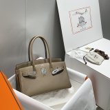 Luxury hermes Human handmade stiching birkin bag 29cm Swift leather