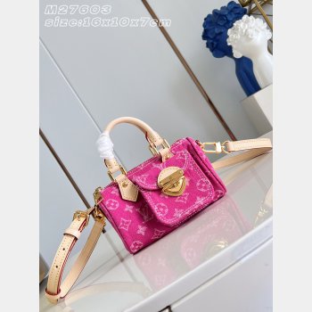 Louis Vuitton High Nano Speedy Monogram Denim M27603 Women Bag