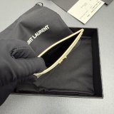 CASSANDRE MATELASSE card case in grain leather