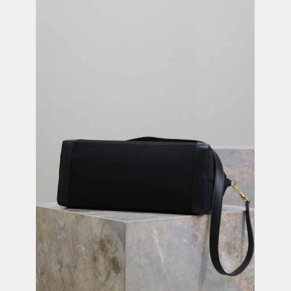 Saint Laurent Rive Gauche Bowling Tote Canvas 774048 Bag