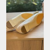 Jimmy Choo Beige Lace and Leather Wedding Pumps