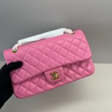High Quality CC FLAP Lambskin Handbags 25CM
