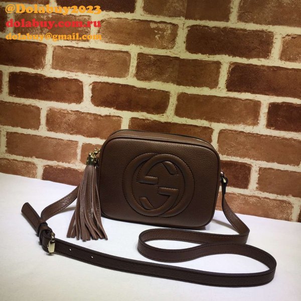 TOP Gucci Replicas Soho small leather disco 308364 bag