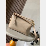 Top loewe In grained leather Puzzle Bag 24CM